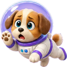 Lobito, el perrito astronauta